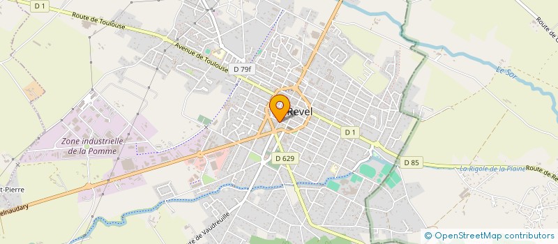 localisation de l'entreprise COCAGNE CONSEIL COMMUNICATION à REVEL