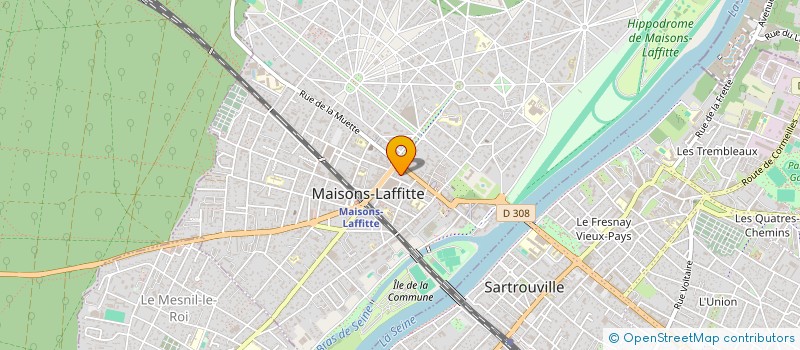 localisation de l'entreprise COCANDPAT à MAISONS-LAFFITTE