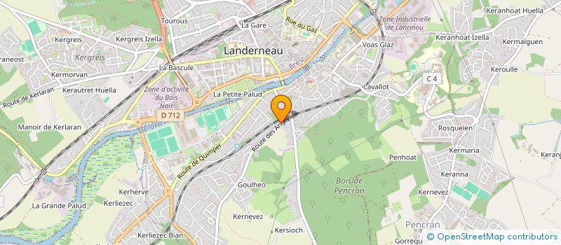 localisation de l'entreprise COCARDES MARINE  PLOZEVET