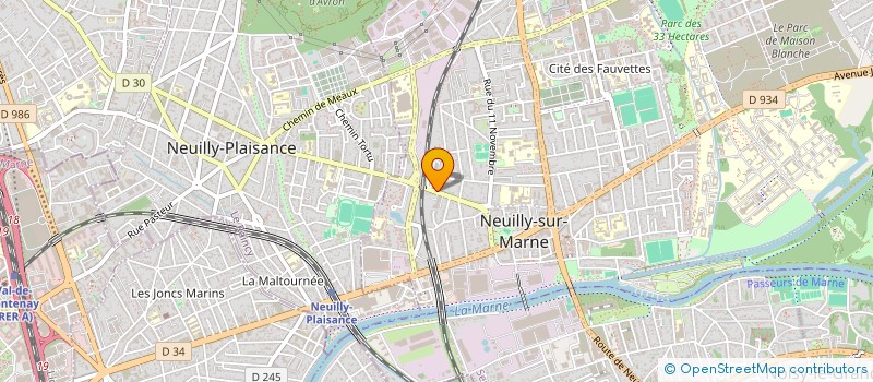 localisation de l'entreprise COCARDI à NEUILLY-SUR-MARNE