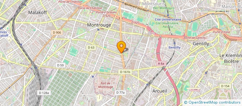 localisation de l'entreprise COCARIJO  MONTROUGE