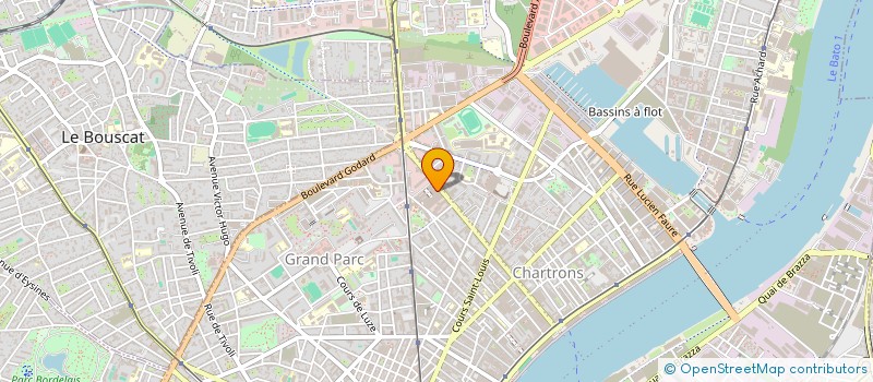 localisation de l'entreprise COCASE  BORDEAUX