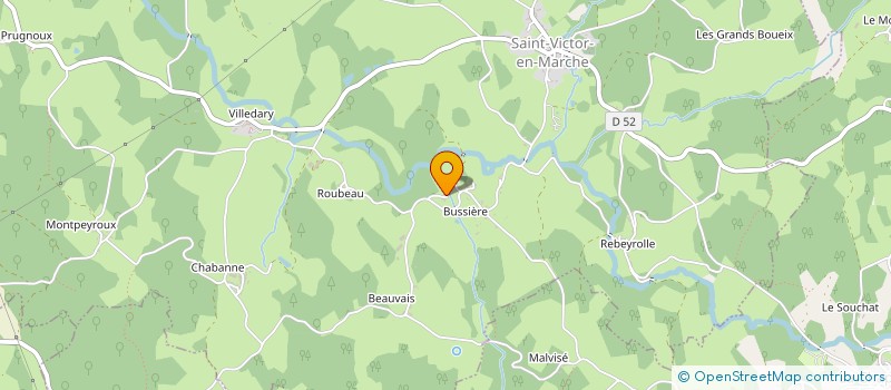 localisation de l'entreprise COCASSE ET LOQUACE  SAINT-VICTOR-EN-MARCHE