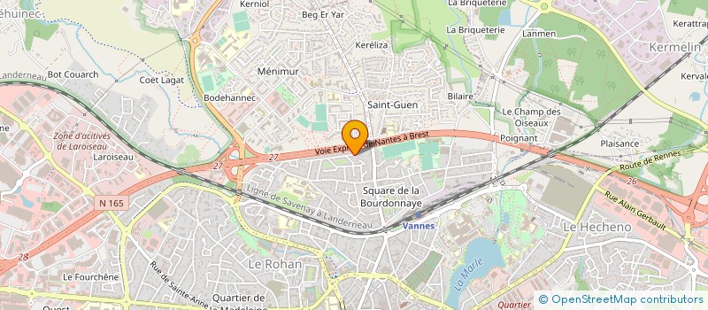 localisation de l'entreprise COCAU à VANNES