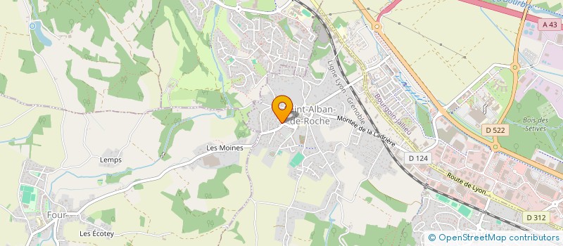 localisation de l'entreprise COCCA.A  SAINT-ALBAN-DE-ROCHE