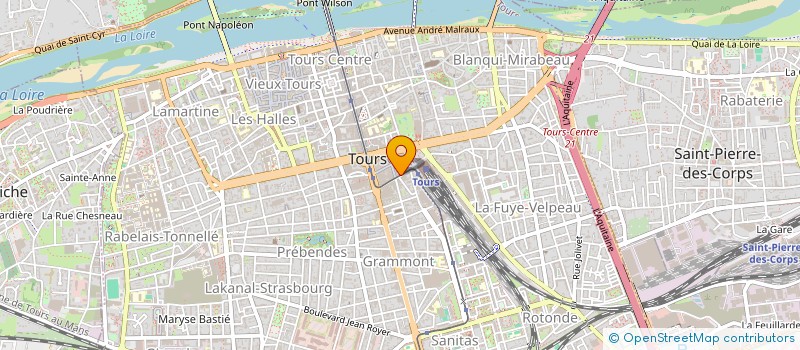 localisation de l'entreprise COCCIMO à TOURS