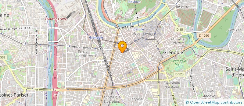 localisation de l'entreprise COCCIN'ELLES à GRENOBLE