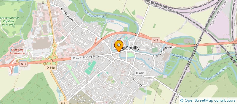 localisation de l'entreprise COCCINELLE à CLAYE-SOUILLY