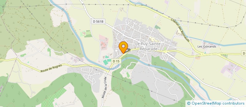 localisation de l'entreprise COCCINELLE  LE PUY-SAINTE-REPARADE