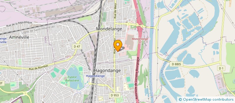 localisation de l'entreprise COCCINELLE  MONDELANGE