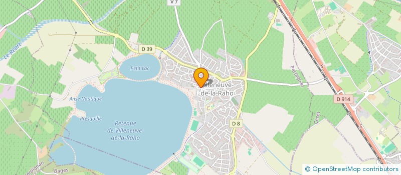 localisation de l'entreprise COCCINELLE 66  VILLENEUVE-DE-LA-RAHO