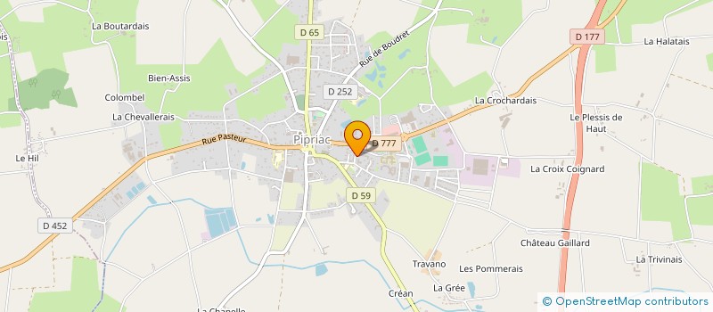 localisation de l'entreprise COCCINELLE à PIPRIAC