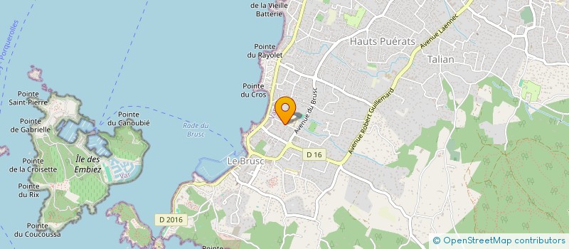 localisation de l'entreprise COCCINELLE à SIX-FOURS-LES-PLAGES