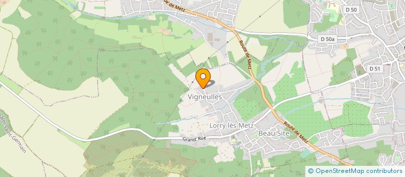localisation de l'entreprise COCCINELLE  LORRY-LES-METZ