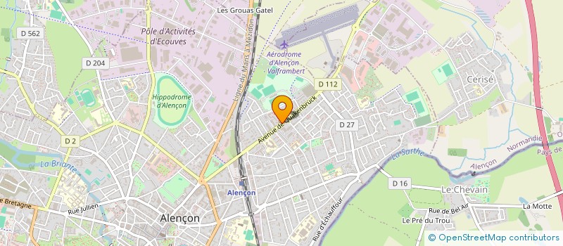 localisation de l'entreprise COCCINELLE, DEMOISELLE à ALENCON