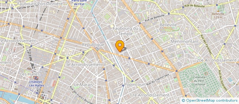 localisation de l'entreprise COCCINET  PARIS