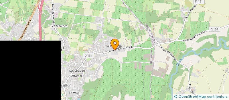 localisation de l'entreprise COCCINOIX à VILLE-SOUS-ANJOU
