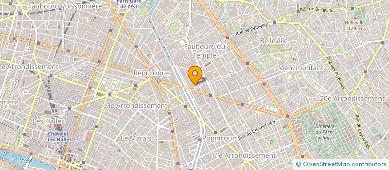 localisation de l'entreprise COCCINVEST  PARIS