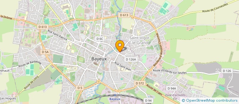 localisation de l'entreprise COCCIPELLE  BAYEUX