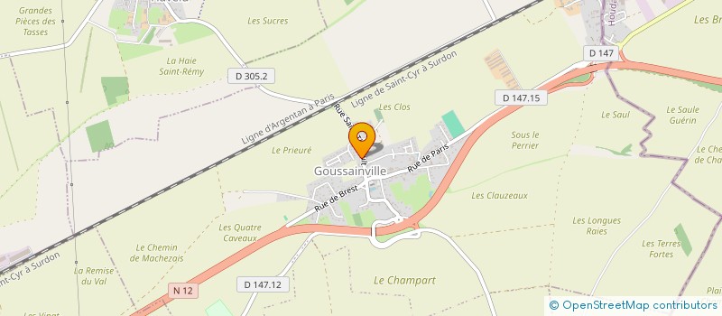 localisation de l'entreprise COCCIVERT à GOUSSAINVILLE