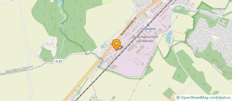 localisation de l'entreprise COCCOTTONE  VOISINS-LE-BRETONNEUX