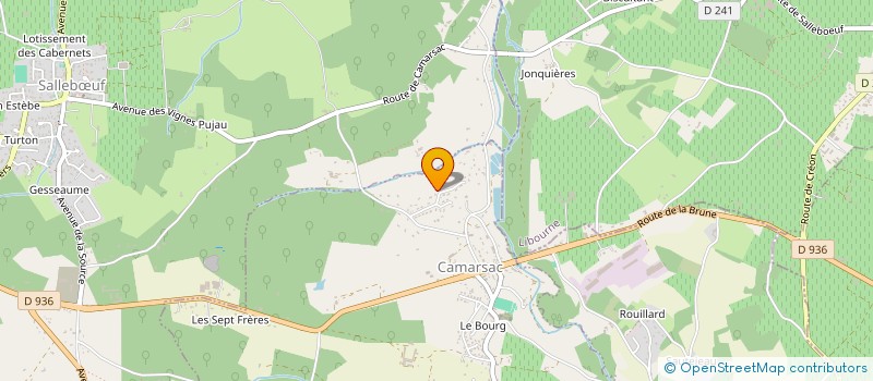 localisation de l'entreprise COCE-RAPID-EXPRESS  CAMARSAC