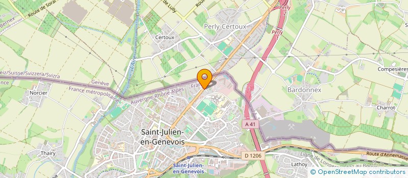 localisation de l'entreprise COCHARA  SAINT-JULIEN-EN-GENEVOIS