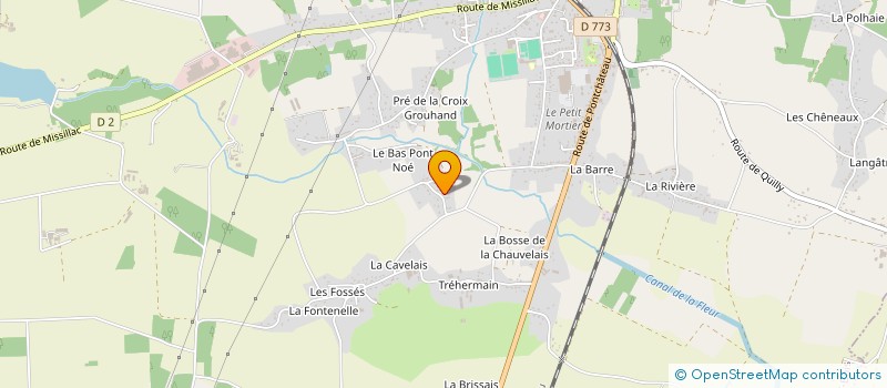 localisation de l'entreprise COCHARD CHARLY  SAINT-GILDAS-DES-BOIS