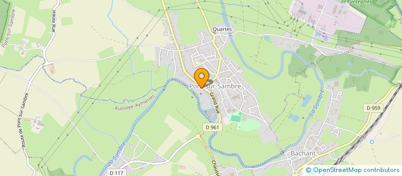 localisation de l'entreprise COCHARD IMMO  PONT-SUR-SAMBRE