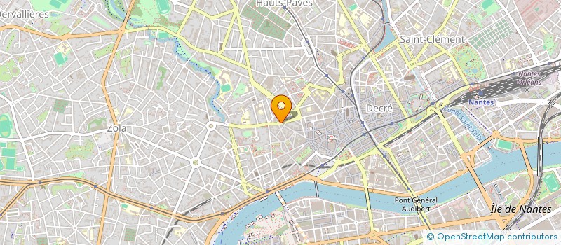 localisation de l'entreprise COCHARD INVESTISSEMENTS à NANTES