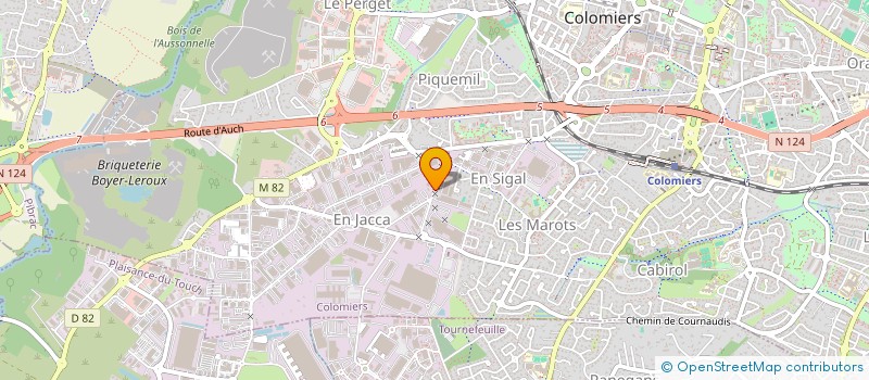 localisation de l'entreprise COCHAS à COLOMIERS