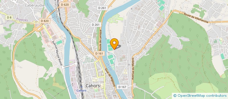 localisation de l'entreprise COCHE D EAU DU PATRIMOINE VALLEE DU LOT  CAHORS