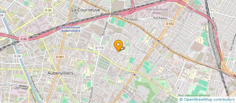 localisation de l'entreprise COCHENNEC AUBERGE  AUBERVILLIERS