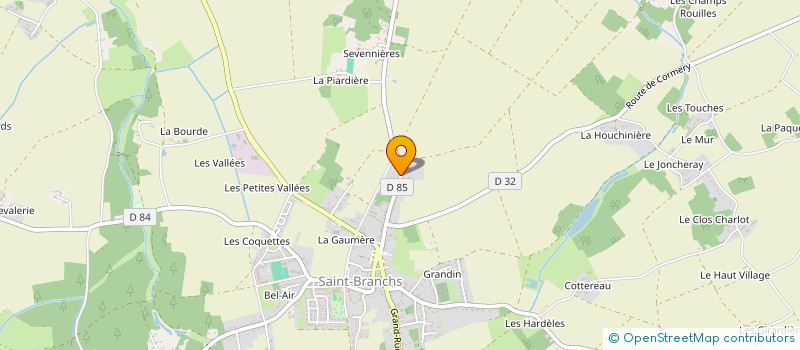 localisation de l'entreprise COCHEREAU INVEST  SAINT-BRANCHS