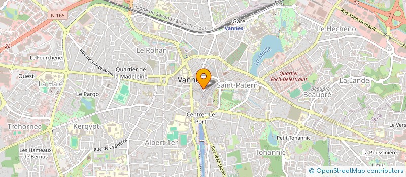 localisation de l'entreprise COCHERY LAMORINIERE à VANNES