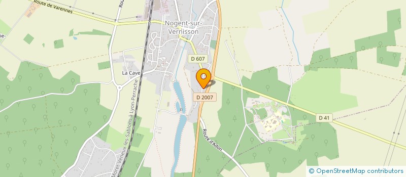 localisation de l'entreprise COCHET à NOGENT-SUR-VERNISSON