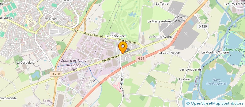 localisation de l'entreprise COCHET  MORDELLES