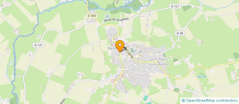 localisation de l'entreprise COCHET-BOURRELLY IMMO  BALLON-SAINT MARS