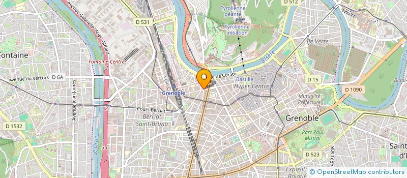 localisation de l'entreprise COCHET & COCHET à GRENOBLE