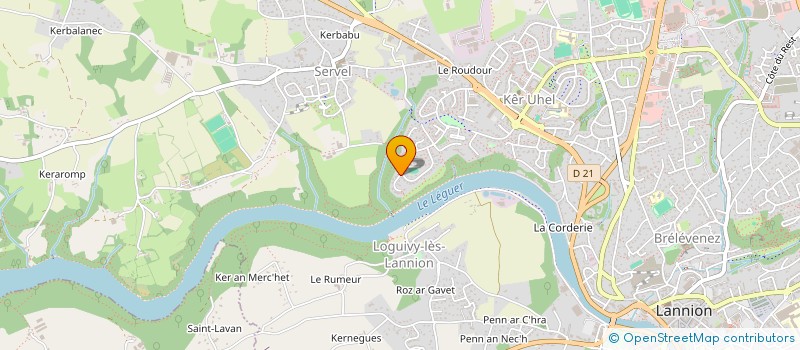 localisation de l'entreprise COCHEURS DE FRANCE  LANNION