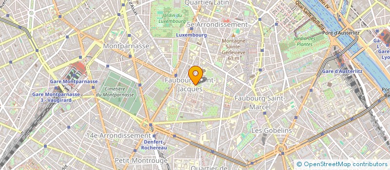 localisation de l'entreprise COCHIN PORT-ROYAL  PARIS