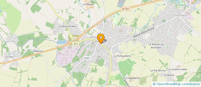 localisation de l'entreprise COCHON A LA FRANCAISE  CHAUMES-EN-RETZ