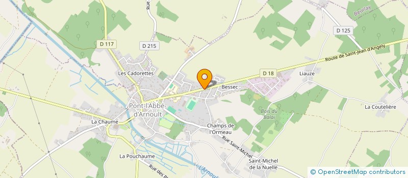 localisation de l'entreprise COCHON FREDERIC  PONT-L'ABBE-D'ARNOULT