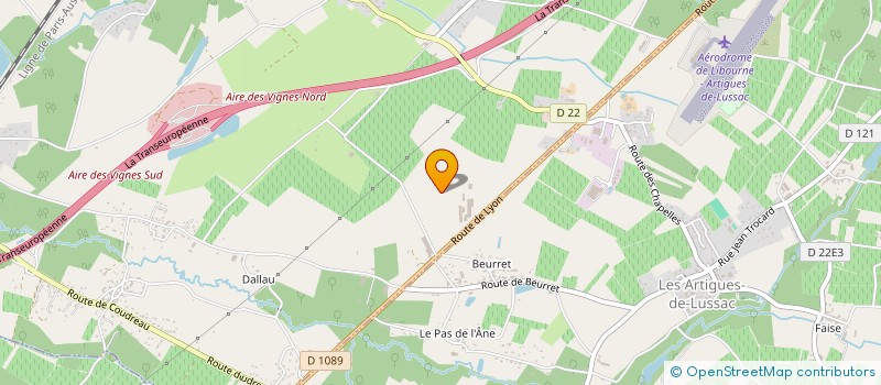 localisation de l'entreprise COCHONNET SABLONNAIS  SABLONS