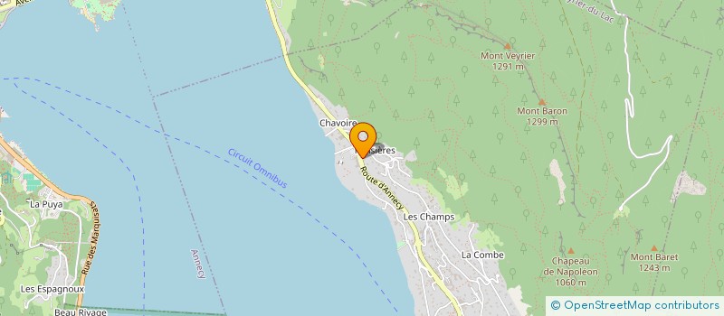 localisation de l'entreprise COCHY  VEYRIER-DU-LAC