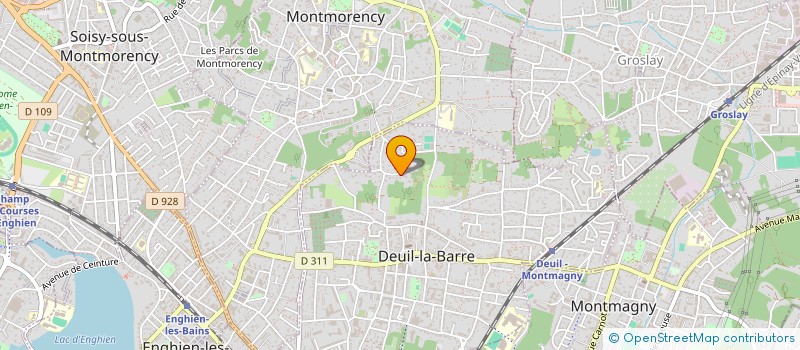 localisation de l'entreprise COCIBLE  DEUIL-LA-BARRE