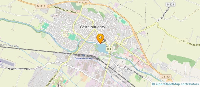 localisation de l'entreprise COCIETE CIVILE DE LA ROUTE DE MIREPOIX  CASTELNAUDARY