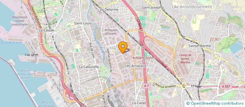 localisation de l'entreprise COCINA à MARSEILLE