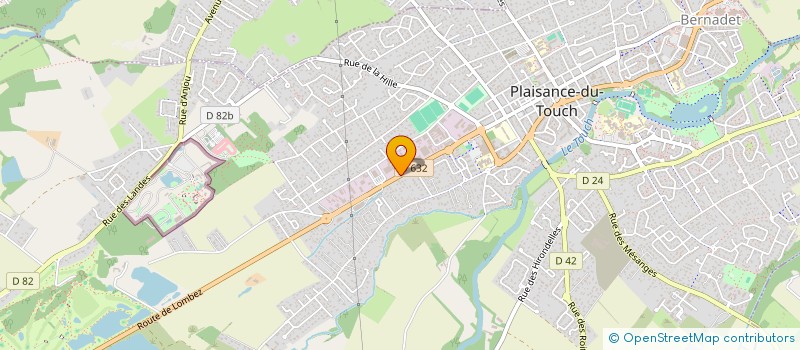localisation de l'entreprise COCINEA à PLAISANCE-DU-TOUCH