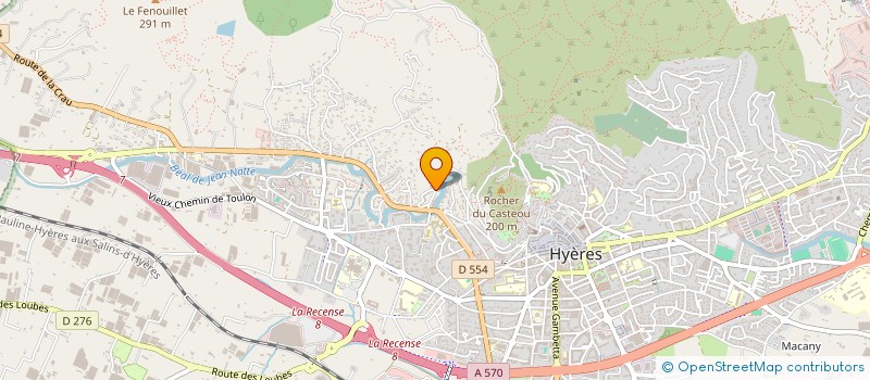 localisation de l'entreprise COCINELLA à HYERES